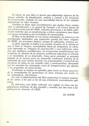 Técnicas Del Pert Aplicadas A La Construcción.tiempos Costes (Usado)