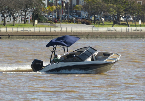 Imagen 5 de 10 de Lancha Vision 212 Open C/ Honda Bf 200hp 4t Full 0hs