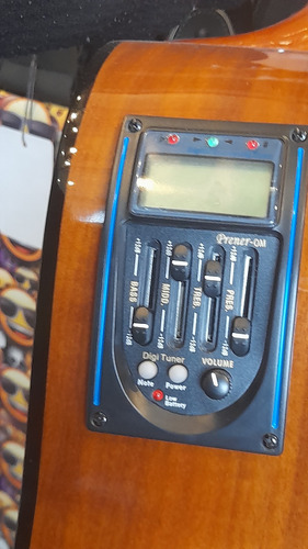 Guitarra Clásica Gracia M10 Ecualizado Prener Electrocriolla Marrón