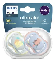 Comprar Chupones Avent 0 A 6 Meses Pack 2 Uni Piña \u002F Pajarito - Niño