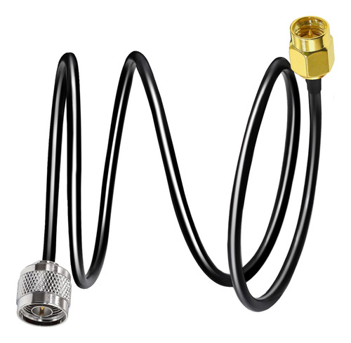 Tuolnk Cable Coaxial Sma A N Rg58 De 3.3 Pies (3.3ft), Cable