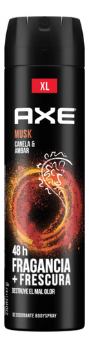 Desodorante Axe Musk Canela Ambar 230ml