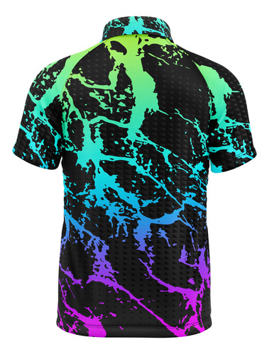 Playera Polo Doxe Crazy Motors Rayos Colores C0016