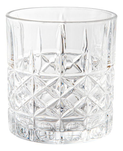 6 Vasos Dof Para Whisky De Vidrio Cristal Labrado 305 Ml Color Magno