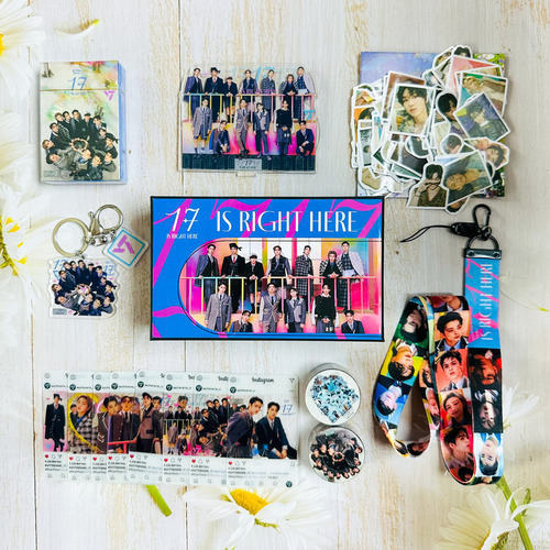 Caja De Regalo Con El Álbum Número 17 De Kpop Idol Seventeen