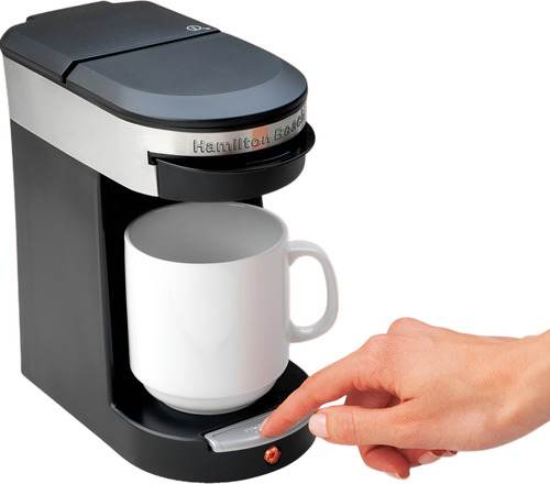 Cafetera Personal Hamilton Beach 49970-mx 1 Taza Alb Color Negro