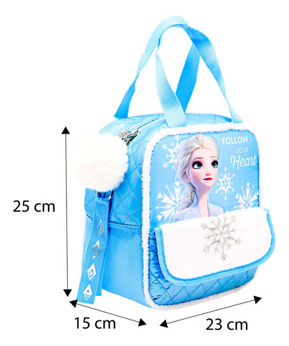 Lonchera Infantil Disney Frozen 4 L Azul