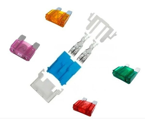 Kit 10 Porta Fusível Max Desmontado Per+ Fusivel Importado