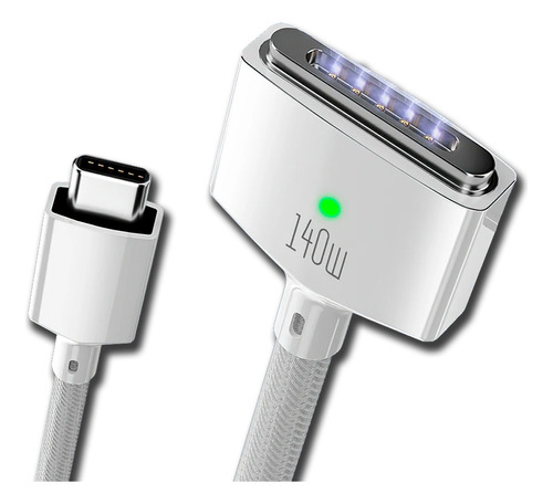 Cabo Adap. Usb-c Magsafe 3 Macbook Air M2 Pro 140w Pd Branco