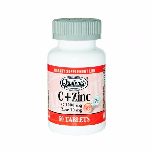 Vitamina C 1000 + Zinc 10 60tab Qualivits