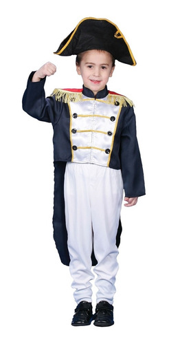 Disfraz Para Niño General Colonial Talla 12-14 Halloween