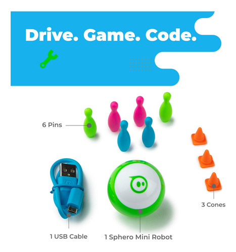 Coding Robot Ball Sphero Mini Green Educational Kids 8+