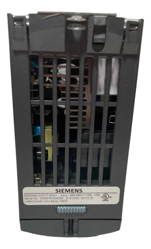 Inversor De Frecuencia Micromaster 6se6440-2ud17-5aa1 (Usado)