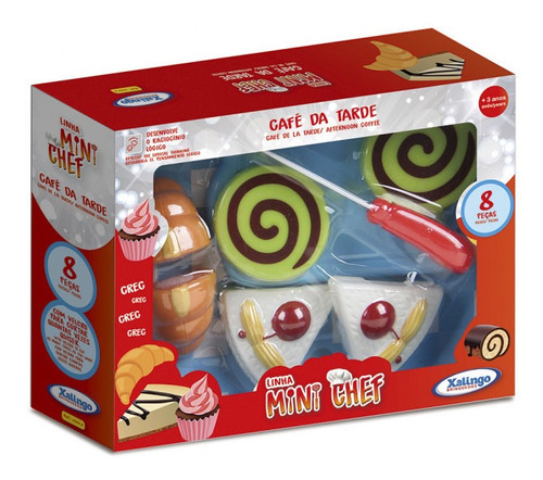 Mini Chef Café Da Tarde Brinquedo Infantil Xalingo