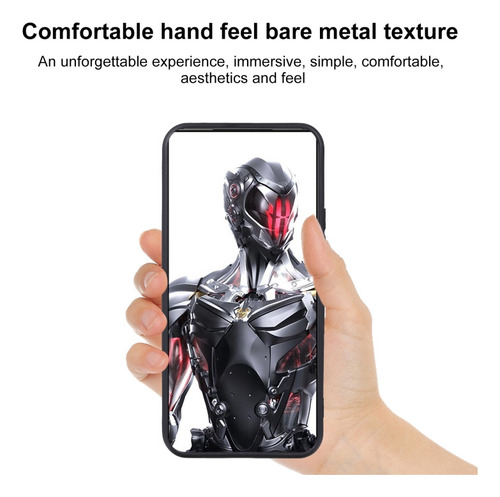 Z Capa De Telefone Tpu Preta Para Zte Nubia Red Magic 8 Pro+