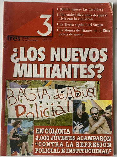 Tres Revista De Actualidad, Uruguay, 13 Abril 1996,  Ex6