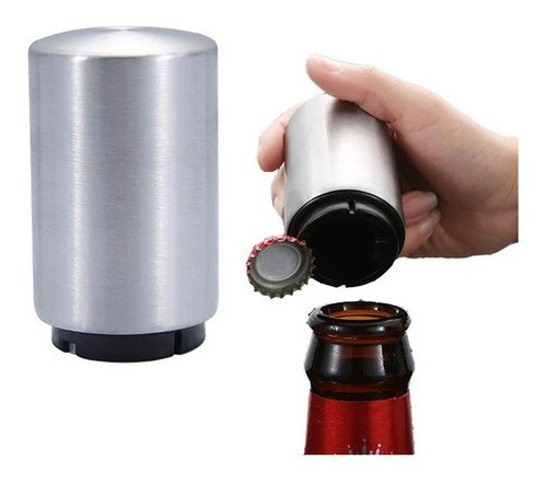 Abridor Garrafa Inox Cerveja Refrigerante Automático