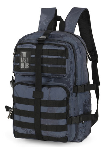 Mochila De Costas Tática The Last Of Us Cor Cinza