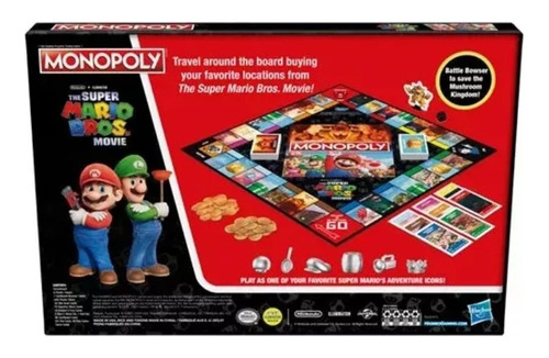 Monopoly Super Mario Bros La Pelicula Original Hasbro Gaming