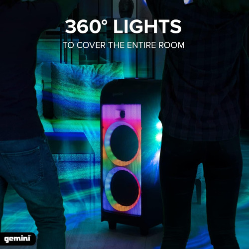 Gplt-360 Caja De Altavoz Tipo Torre Para Fiestas Bluetooth,