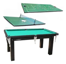 Comprar Mesa 4 Em 1 Sinuca Futebol Botão Ping Pong Tenis Mesa