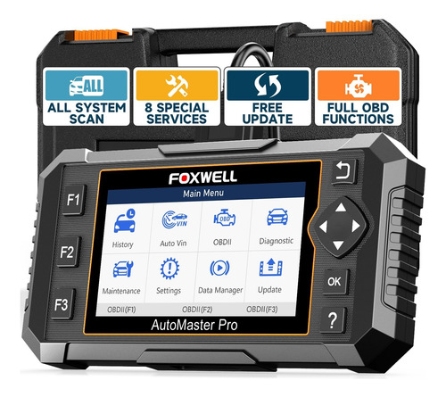 Escáner Automotriz Foxwell Nt624 Elite Portuguese Obd2