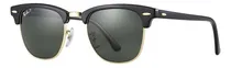 Comprar Ray-ban Rb3016 901\u002F58 Clubmaster G15 Polarizado Negro Dorado Square Shape Dorado Dorado Oscuro Dorado Dorado