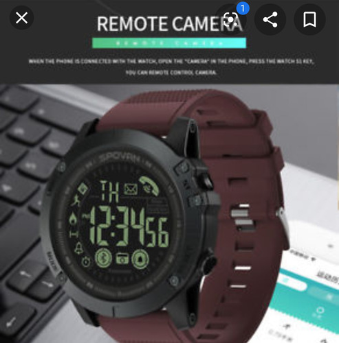 Imagen 9 de 9 de Reloj Táctico Inteligente Spovan Digital Caballero Deportivo