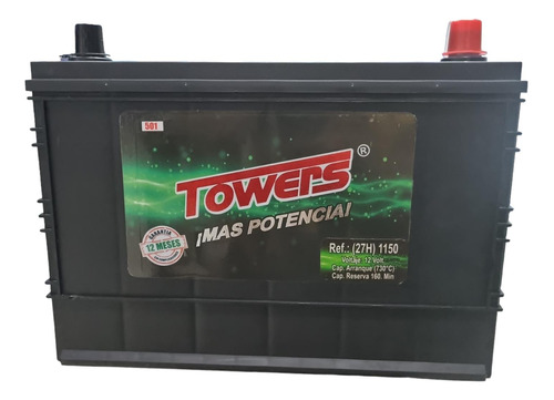 Bateria Towers 27-1150 Para Camionetas, Turbos Npr