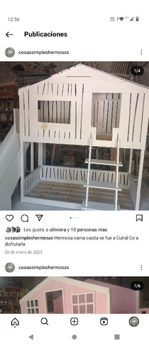  Cama Casita Doble Con Tobogan Seña Del 30cosassimpleshermo