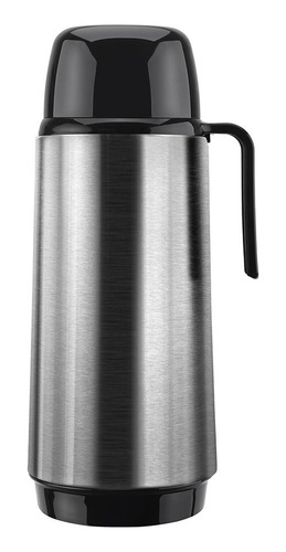 Garrafa Térmica Café Inox Singulare Com Tampa Rosca 1 Litro