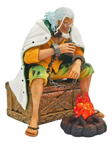 Boneco Luffy Silvers Rayleigh One Piece Anime Estatueta Zoro