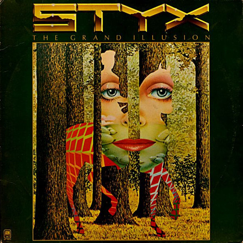Vinilo Styx - The Grand Illusion (1ª Ed. Usa, 1977)