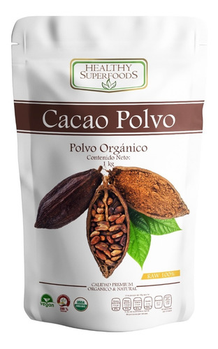Cacao En Polvo 1kg Organico Certificado
