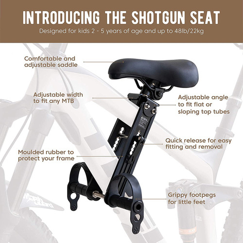 Imagen 2 de 6 de Asiento Para Bicicleta Infantil, Apto Para Todo Tipo De Bici