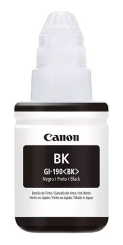 Tinta Canon Gi-190 Negra | G3100 | G4100 | G2100 | g1100