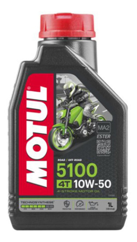 Aceite De Motor A Gasolina 4 Tiempos Motul 5100 10w50 1l