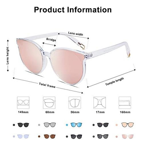 Sojos Gafas De Sol Redondas De Moda Para Mujeres Y Hombres T