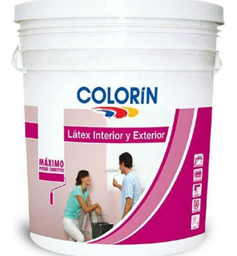 Látex Interior/exterior Colorín 20lts.poder Cubritivo