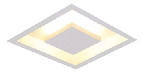 Luminária Plafon Luz Indireta Embutir 40cm 4 Lâmpadas Branco 110V/220V