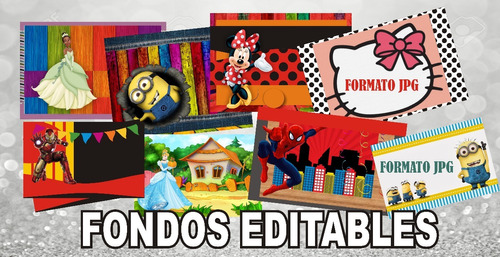 Invitaciones Fiestas Infantiles Modelos Editables