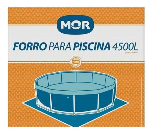 Forro De Proteção Para Piscina 4.500 Litros 3x3 Metros Mor