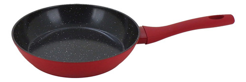 Juego de utensilios de cocina de color rubí de triple fondo para inducción Soft Touch, 5 piezas