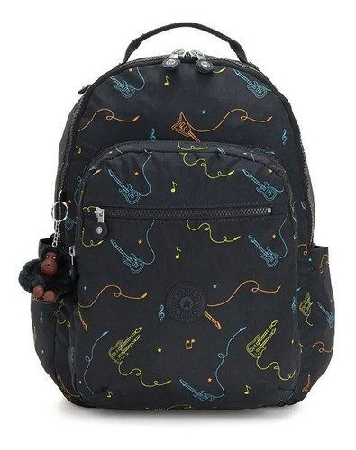 Mochila Grande Escolar Seoul Go Kipling Envio Imediato