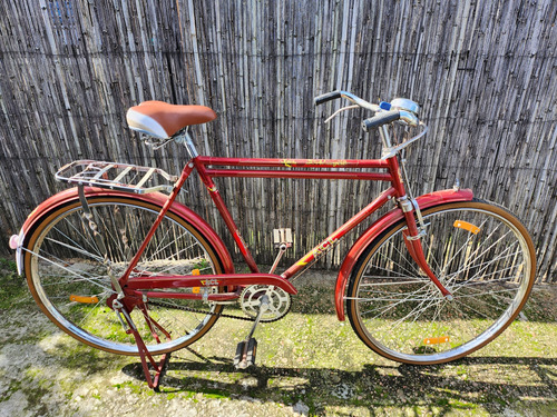 Bicicleta Vintage Clasica Coleccion Color Rojo