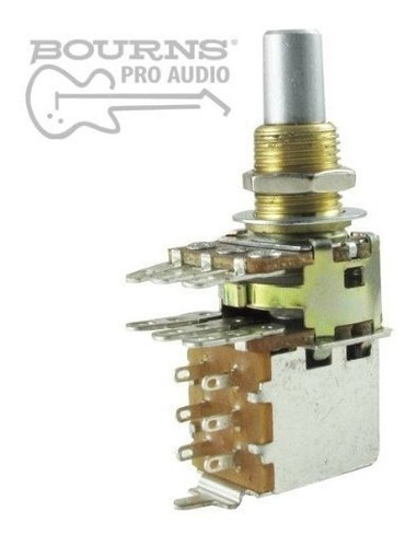 Potenciometro Bourns Dual Mini Guitarra Interruptor 250k