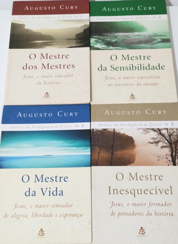 Coleção Augusto Cury - Análise Da Inteligência De Cristo