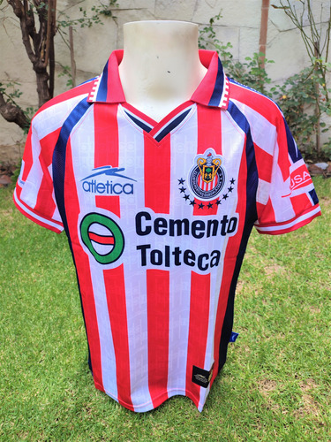 Jersey Chivas Guadalajara Retro Tolteca 90s Talla L