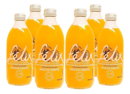 Six Pack Jugo Schorle Félix Maracuyá Veracruz 355ml C/u