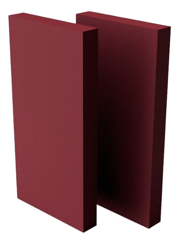 Panel Acústico Mazzieri Assor 4 2pack 60x120cm Color Geranium